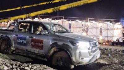 El circulo off road en el que  probaron camionetas 4x4